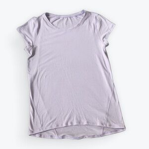 lululemon athletica Light Purple Short Sleeve Tee